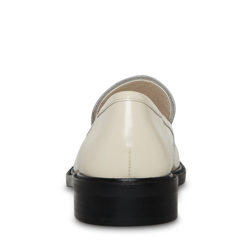 Loafers Steve Madden Larusso Cuero Mujer Beige | ES ZKE021